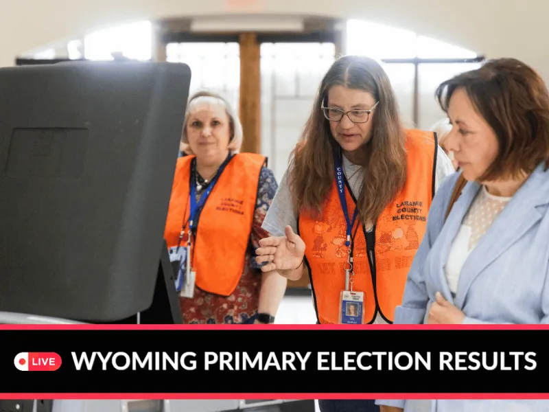 Live results from Wyoming's 2026 primary elections
