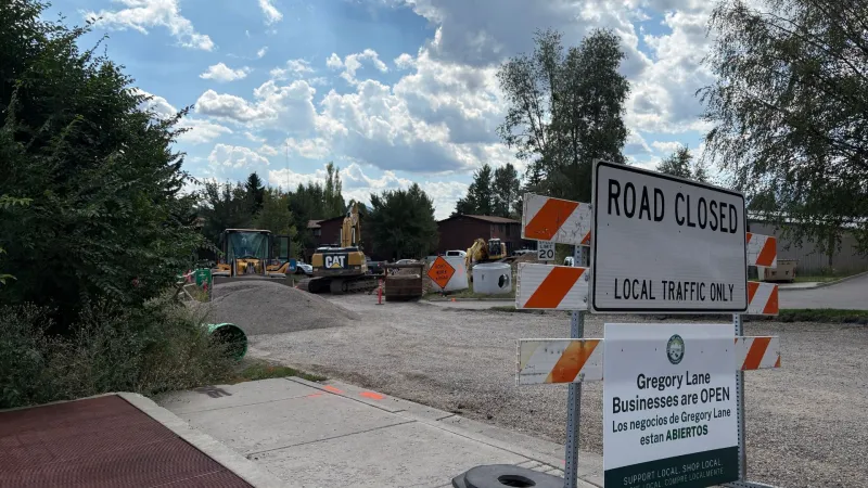 Gregory Lane utilities nearly complete; paving, sidewalks to come next
