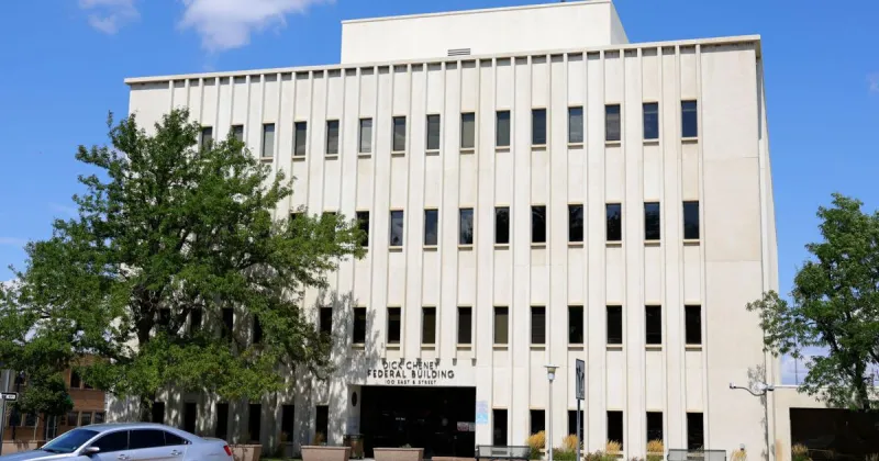 Police interrupted a disturbing scene between Casper's federal building and courthouse. What they found led to charges