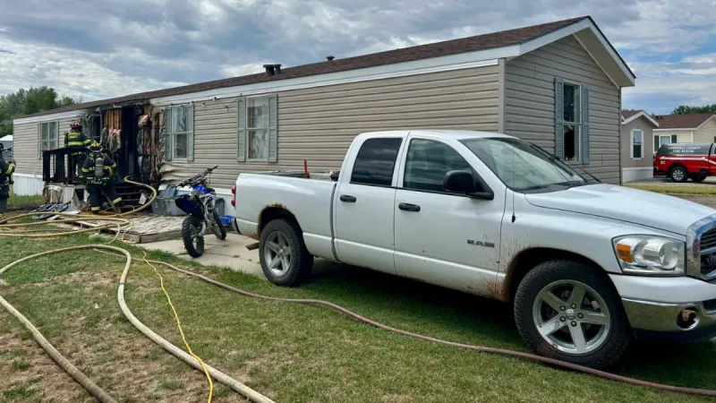 Gillette firefighters put out residential structure fire
