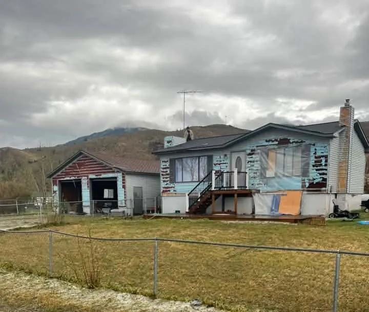 Cleanup begins following powerful "microburst" over Smoot, Osmond and Fairview