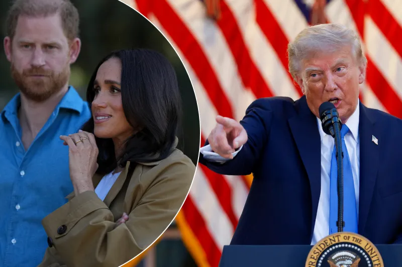 Donald Trump Has a Sharp Message for Harry and Meghan