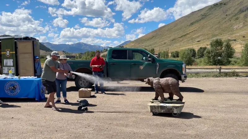 'Robo bear' to return for Game and Fish bear spray giveaway, training event