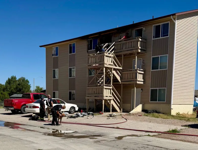 One injured, two displaced after Gillette apartment fire Sunday