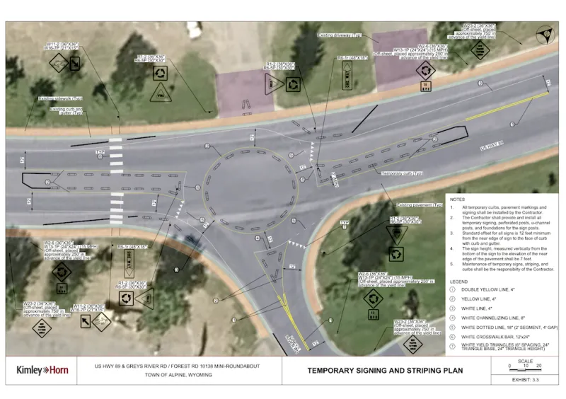 Alpine to test temporary roundabout on Highway 89