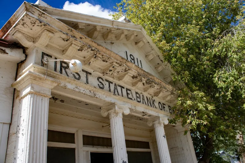 Embezzlement & Moonshine, Baggs Wyoming Bank