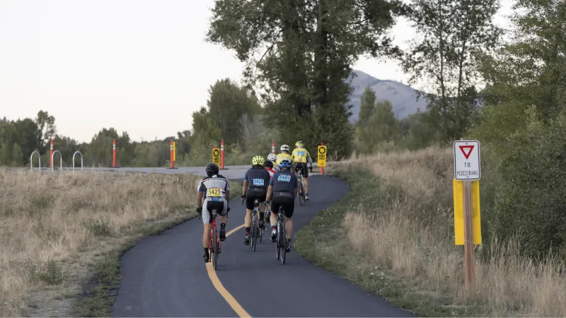 LOTOJA is back; pathway users reminded cyclists to pass through Jackson on Sat.
