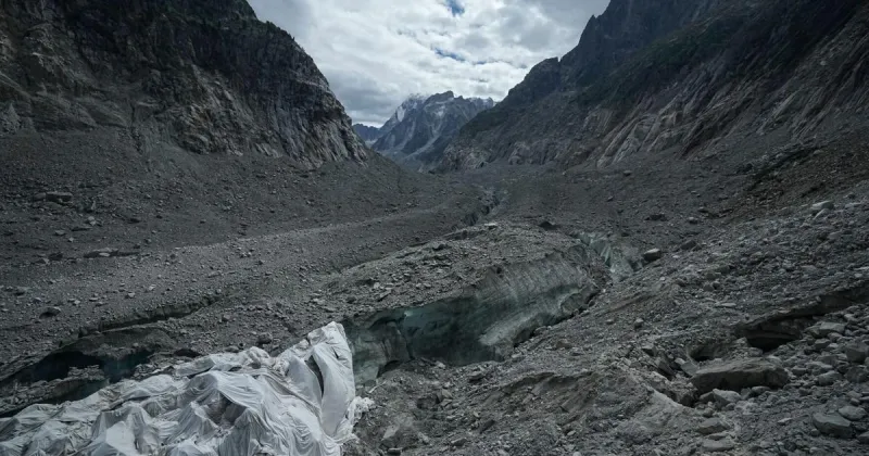 Nepal's flood disaster and the impact of climate change loom large in the icy shadow of Mont Blanc