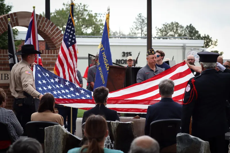 Burns, WY remembers 9/11, where debris from WTC acts as memorial for victim's family