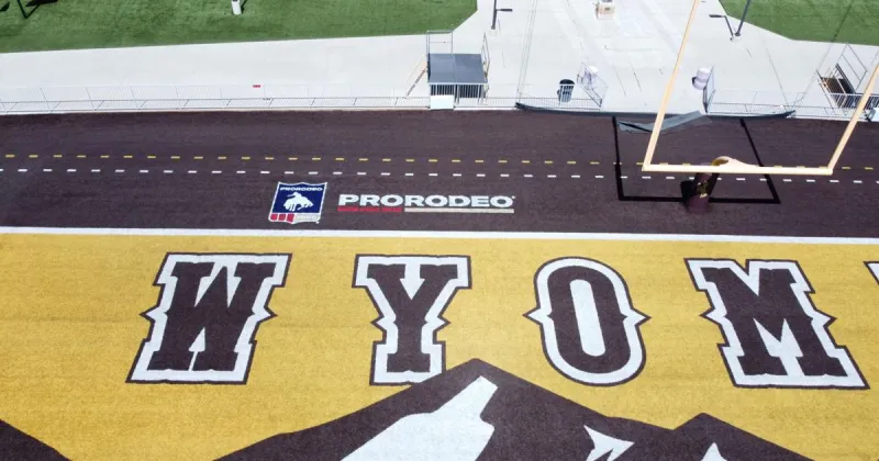 Cowboys partner with PRCA for end zone logo