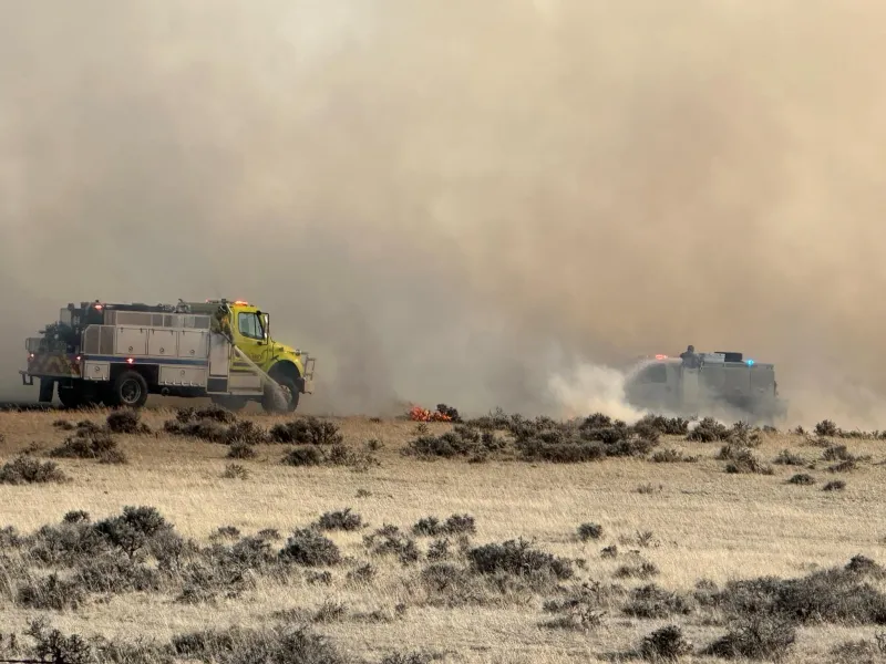 Lightning sparks multiple rural fires across Campbell County