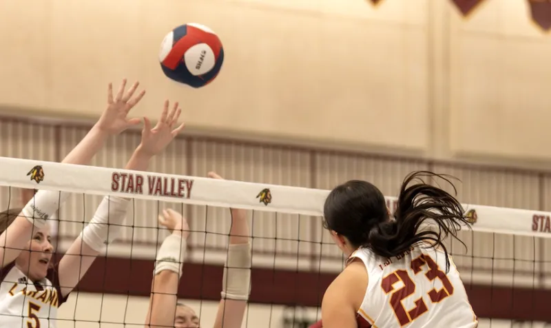 Spikers go 3-1 in home invite