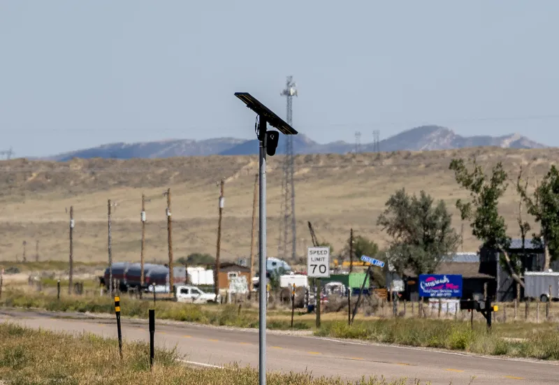 Two neighboring Wyoming cities diverge over controversial automated license plate readers