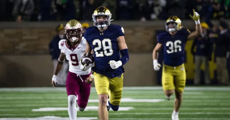 From walk-on to starter, Luke Talich's leap of faith pays off for him and No. 3 Notre Dame