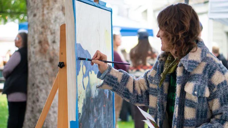 Watch art come to life at the Jackson Hole QuickDraw and Auction tomorrow!