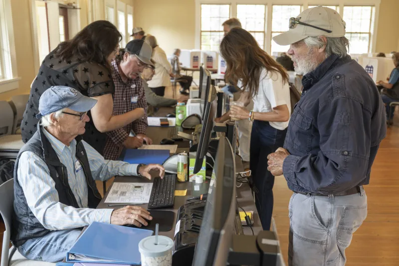 How Election Day looks from the inside