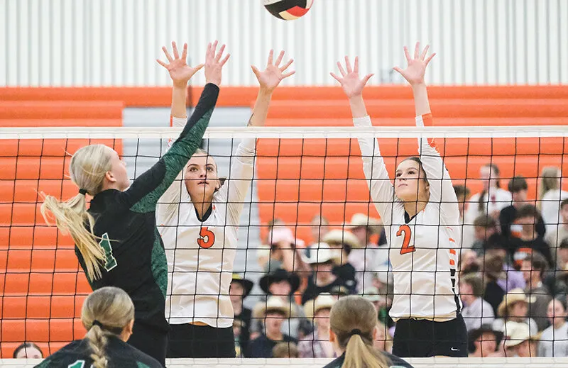 Volleyball starts conference 2-0