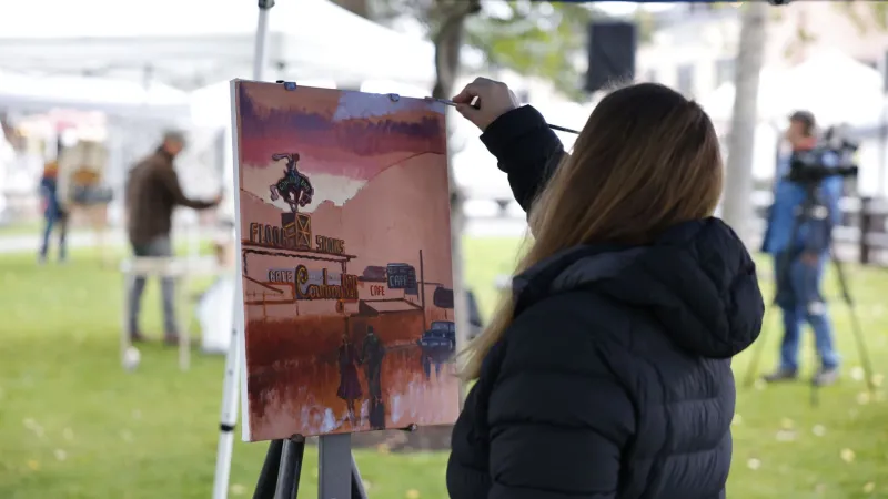 SNAPPED: Artist visions come to life fast at Fall Arts Fest Quick Draw