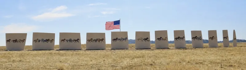 Bucking the wind: Wyoming artists transform wind blade into snowfence