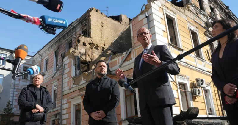 Germany's Merz announces new aid for Ukraine in Kyiv as Russia steps up attacks