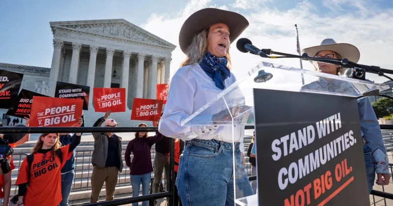 Supreme Court weighs local governments' climate change lawsuits against oil and gas companies