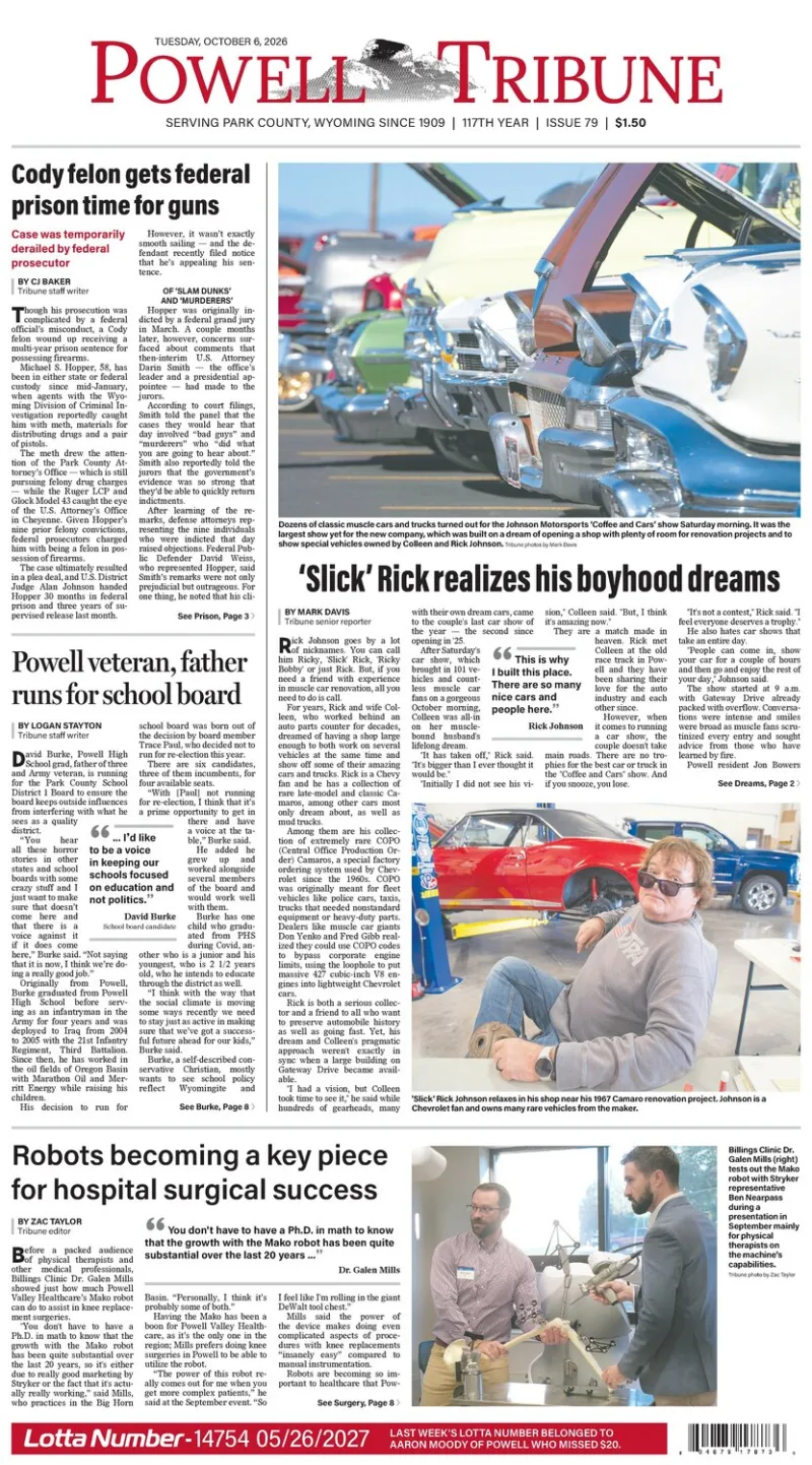 Powell Tribune October 6, 2026