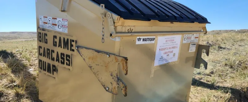 Wyoming Game and Fish expands big game carcass dumpsters to curb CWD