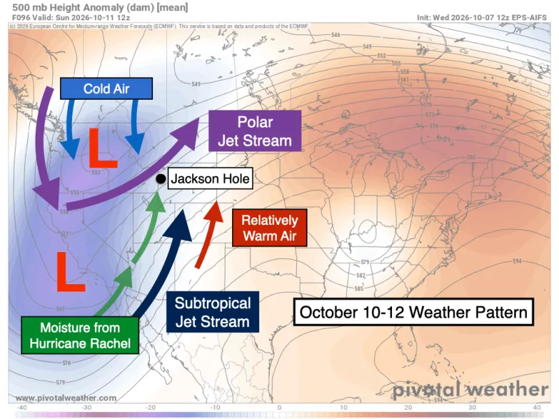 Pattern change to cooler & wetter weather coming, but snow potential is uncertain
