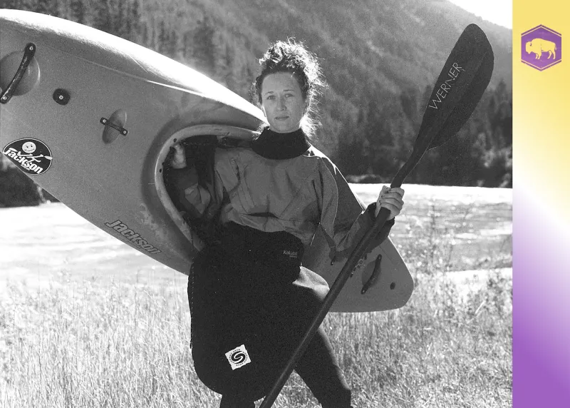 The mountain elite: Wyoming's Amanda MacLeod falls for actors as a Hollywood double
