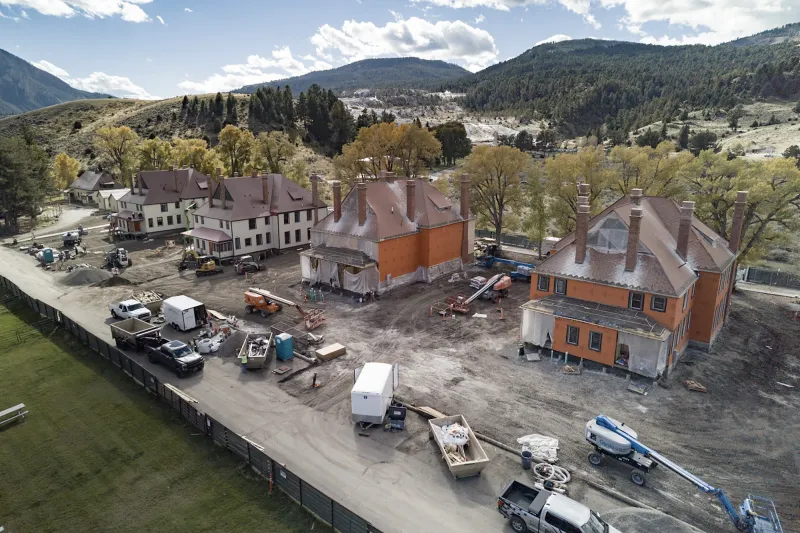Yellowstone's historic fort gets a facelift