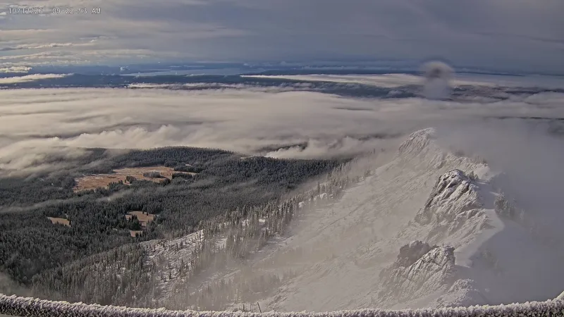 SNAPPED: Snow falls in Yellowstone