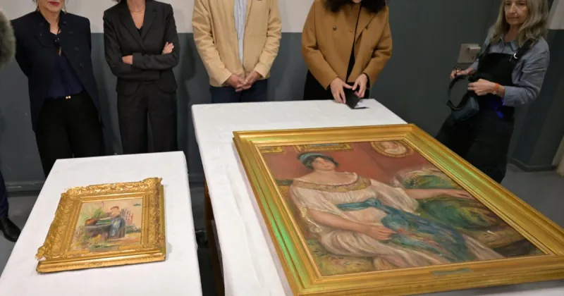 DNA and vehicle-tracking help French investigators recover stolen Renoirs and makes arrests