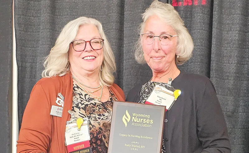 Wyoming Nurses Association honors Powell RN with Legacy in Nursing Excellence Award