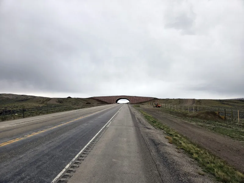 Kemmerer wildlife crossing project 56% complete; drivers warned of unfinished southern section
