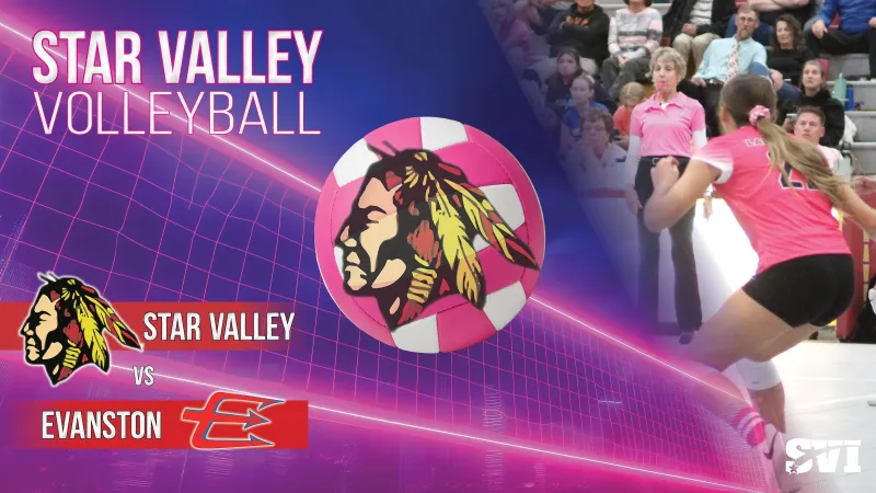 (Video) -- Lady Braves Volleyball hosts Evanston for Pink Night