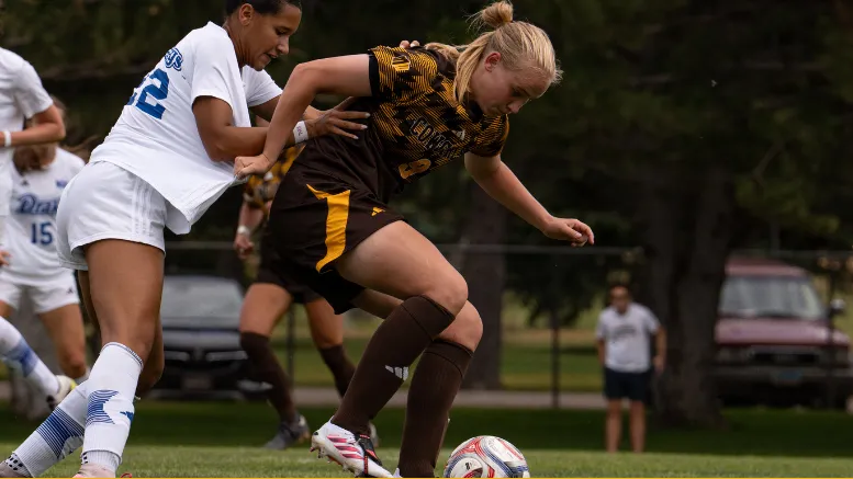 Historic hat trick by Brooke Brown propels Cowgirls past UNLV, 4-2