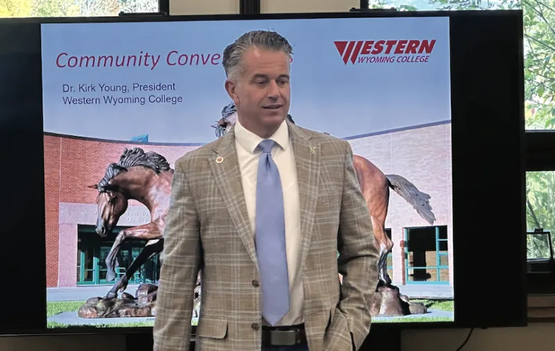 Western Wyoming College President visits Star Valley and Kemmerer