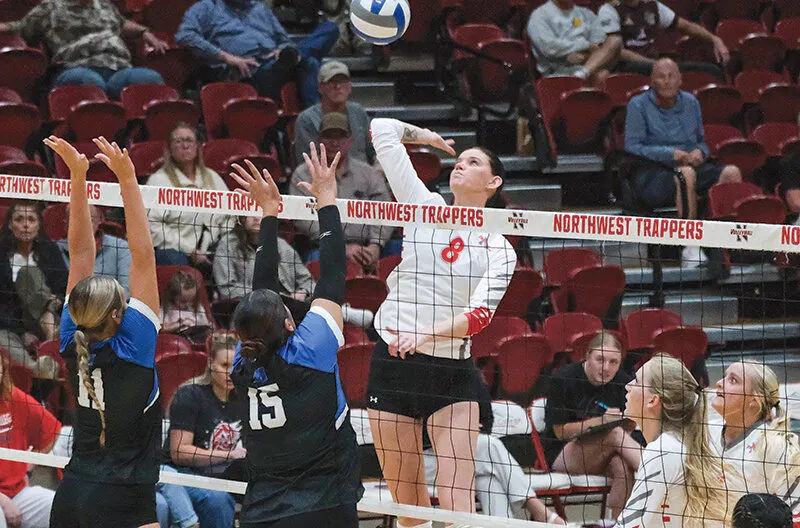 Trapper volleyball earns big road win