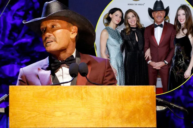 Tim McGraw's Country Music Hall of Fame Speech