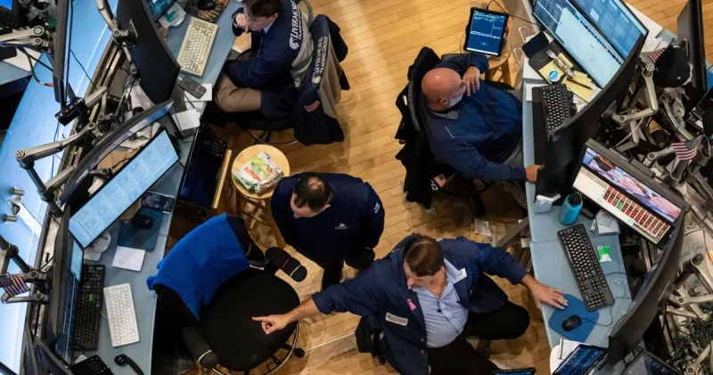 AI stocks lead a rebound on Wall Street as European markets drop following protests
