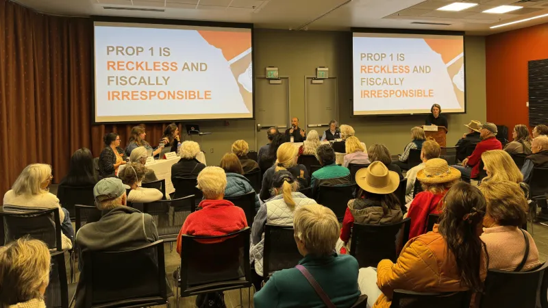 Prop 1. advocate, opponent debate proposed tax cut at voter forum